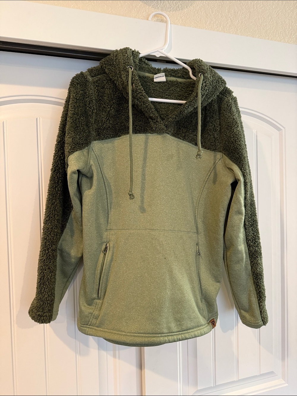 LIV Olive Green Sherpa Jacket